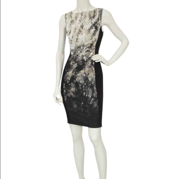 karen millen snakeskin dress